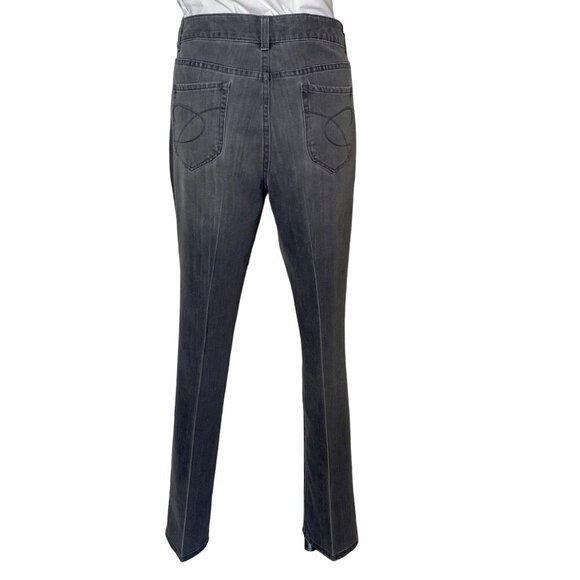 Chico’s Platinum Black Ultimate Fit Slim Leg Jeans, Women's Size 2R (L) - Picture 6 of 11